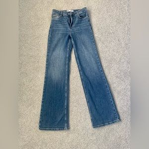 Zara high wasted bootcut jeans, size 4.